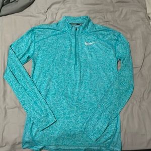 Blue Nike Dri-fit Quarter Zip - Medium